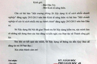 Cần sớm xử lý vụ doanh nghiệp bị sách nhiễu thủ tục hành chính 