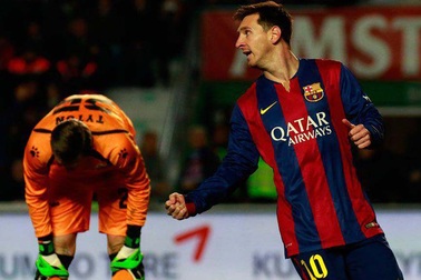 Cuộc đua Chiếc giày vàng: Messi “phả hơi nóng” vào C.Ronaldo