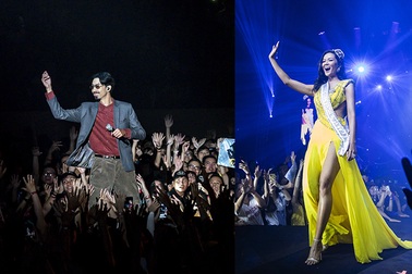 Hoa hậu H’Hen Niê trình diễn màn xoay váy kinh điển trong liveshow Đen Vâu