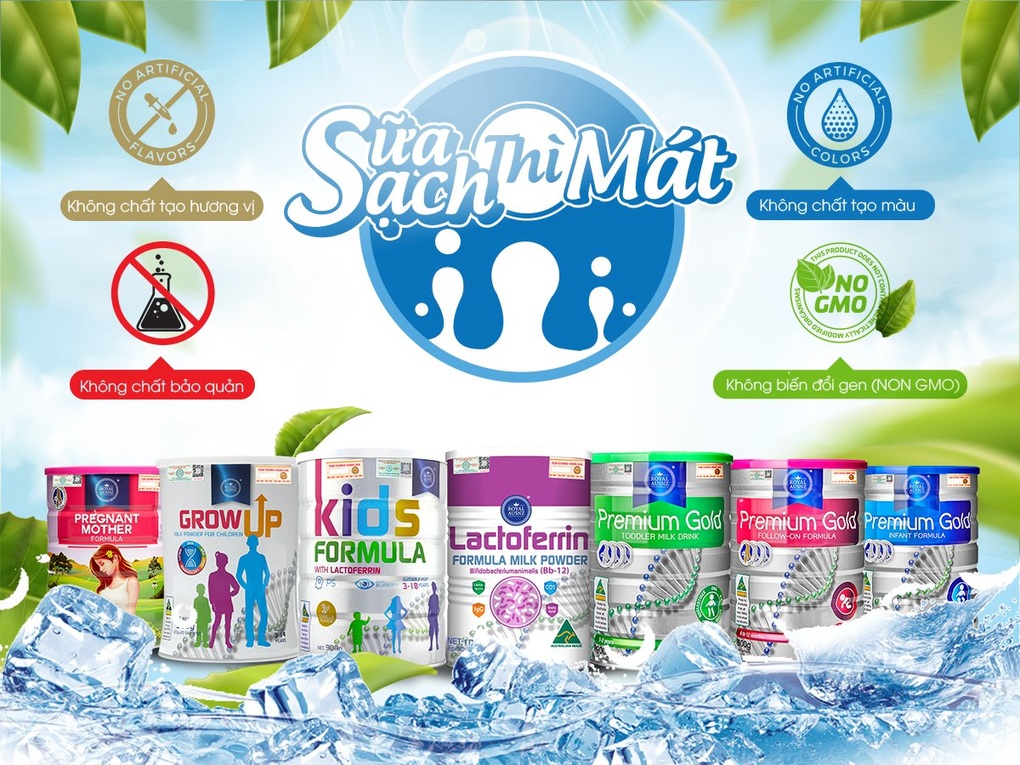 Sữa hoàng gia Úc Royal Ausnz - Sạch từ nguồn nguyên liệu đến thành phẩm - 3 Sữa hoàng gia Úc Royal Ausnz - Sạch từ nguồn nguyên liệu đến thành phẩm - 3