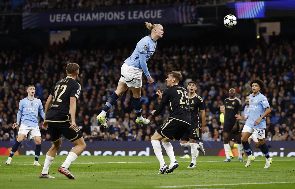 HLV Pep Guardiola: Bàn thắng của Erling Haaland quá phi thường - 1