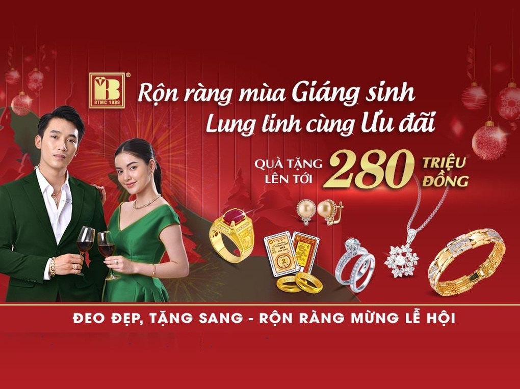 Đổi mới, cập nhật xu hướng vàng, trang sức mùa Giáng sinh - 1 Đổi mới, cập nhật xu hướng vàng, trang sức mùa Giáng sinh - 1