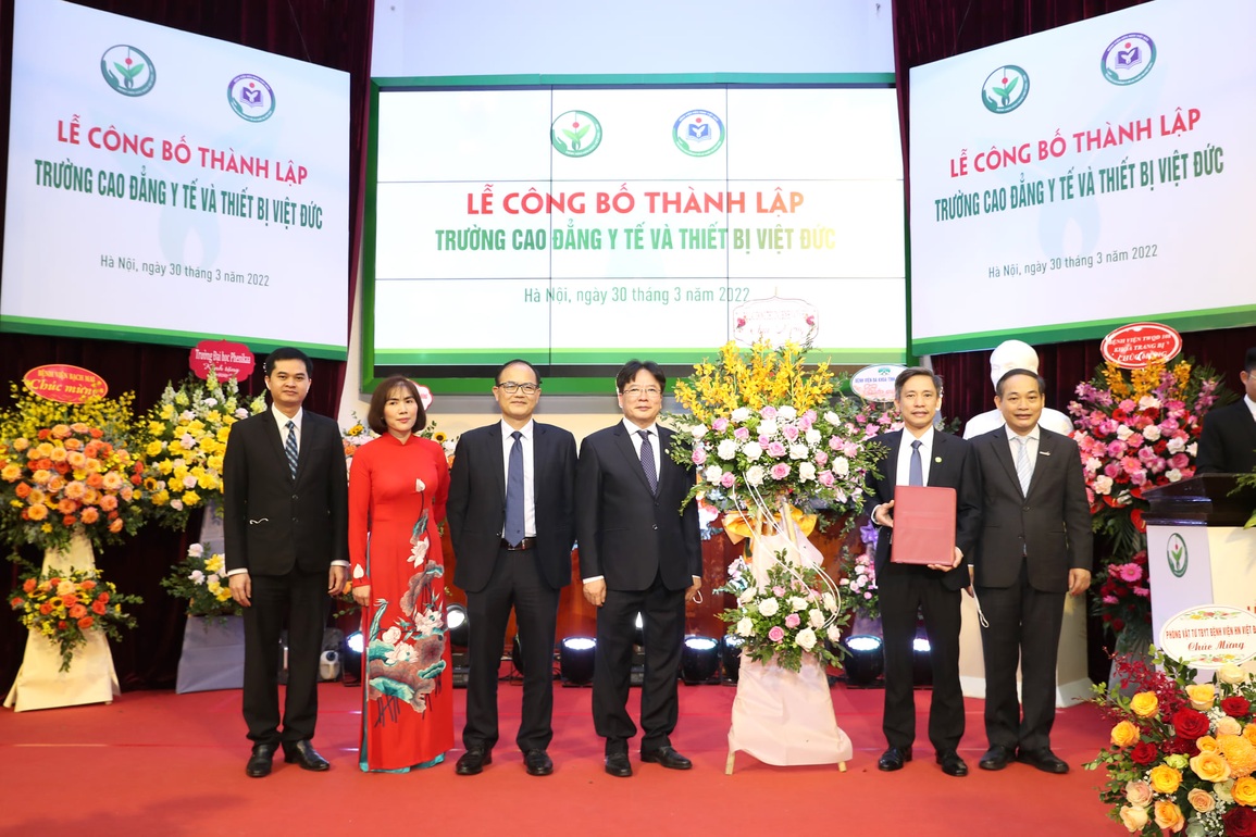 Thành lập Trường Cao đẳng Y tế và Thiết bị Việt Đức - 1 Thành lập Trường Cao đẳng Y tế và Thiết bị Việt Đức - 1