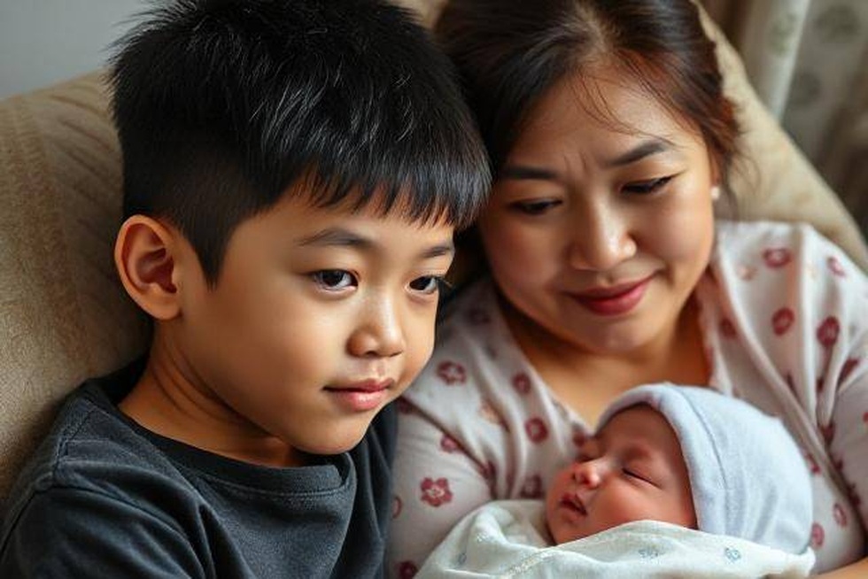 Nam sinh 13 tuổi đỡ đẻ cho mẹ gây sốt mạng xã hội