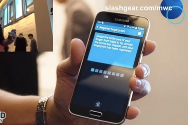 Video trình diễn tính năng nhận diện dấu vân tay trên Galaxy S5