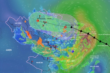 Bão Matmo suy yếu thành áp thấp nhiệt đới, nhiều nơi mưa to