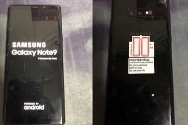 Ảnh thực tế rõ nét của Galaxy Note 9 lần đầu tiên bị lộ