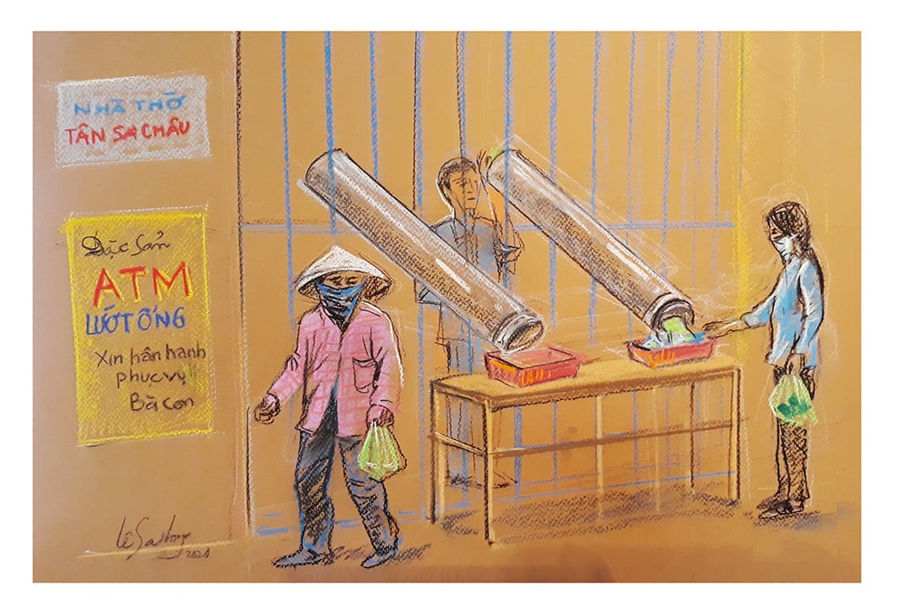 Sài Gòn đau bệnh nhưng vẫn đẹp hút hồn qua từng nét vẽ - 4 Sài Gòn đau bệnh nhưng vẫn đẹp hút hồn qua từng nét vẽ - 4