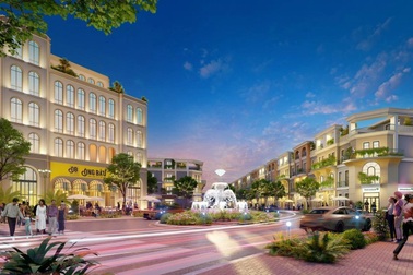 The Diamond City được kiến tạo theo hướng "thành phố trong lòng thành phố"