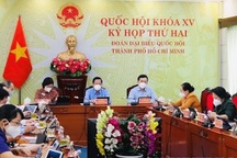 Có 2 ca mắc Covid-19, đoàn đại biểu Quốc hội TPHCM họp trực tuyến