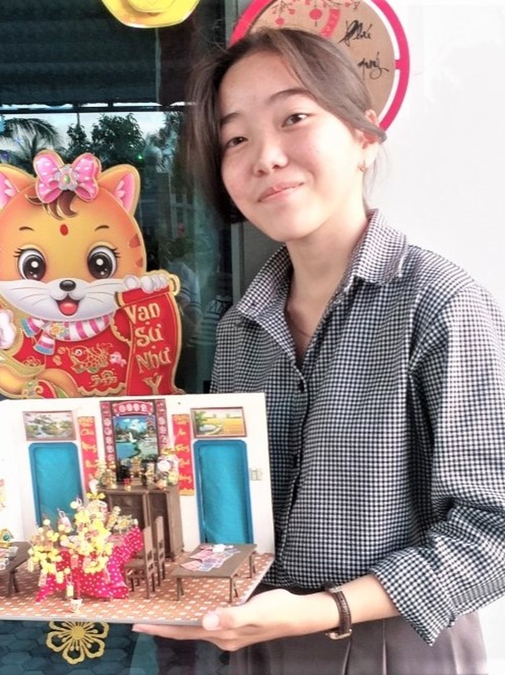 Ấn tượng mô hình Tết sum vầy ngày xưa của nữ sinh Sóc Trăng - 1 Ấn tượng mô hình Tết sum vầy ngày xưa của nữ sinh Sóc Trăng - 1