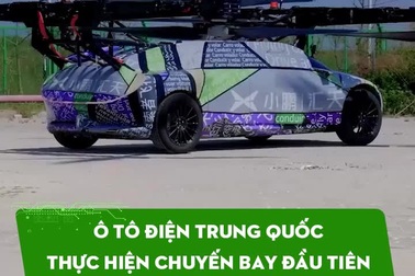 Ô tô điện Trung Quốc thực hiện chuyến bay đầu tiên thành công