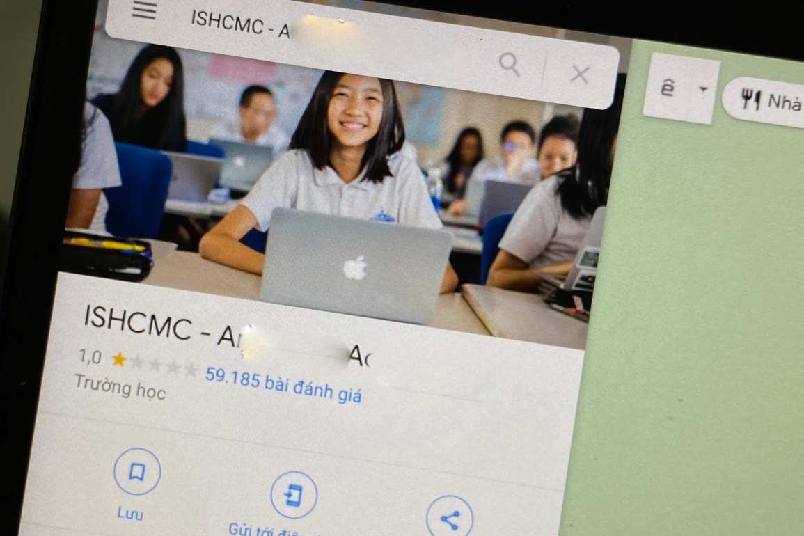 Trường quốc tế hứng bão 1 sao trên Google sau vụ bạo lực học đường - 1 Trường quốc tế hứng bão 1 sao trên Google sau vụ bạo lực học đường - 1