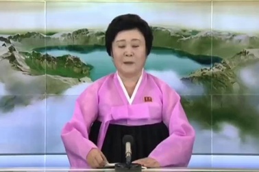 Phát thanh viên nổi tiếng của Triều Tiên đọc thông báo về vụ thử hạt nhân lần 6