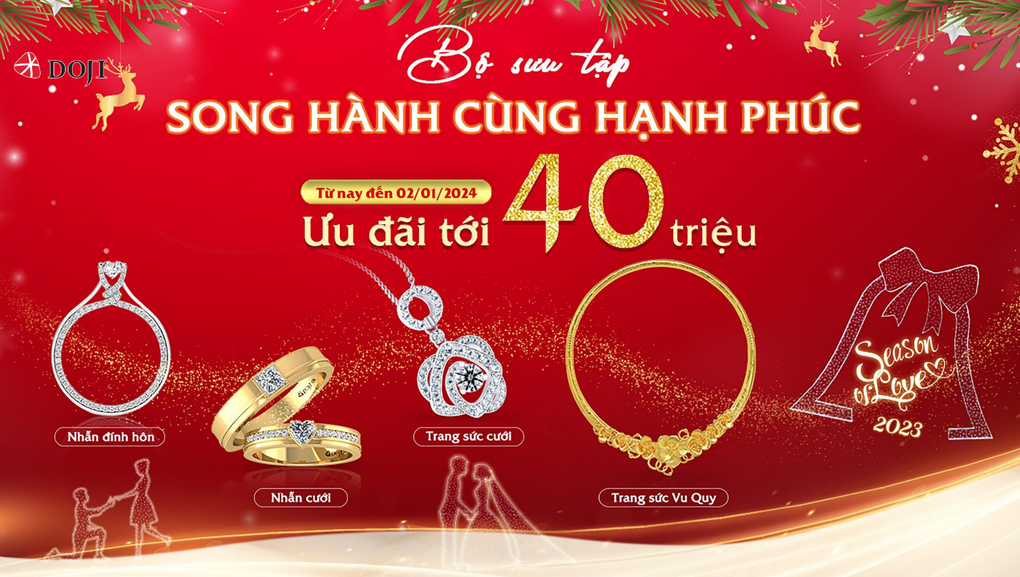 Tặng quà trang sức cùng DOJI để tỏa sáng mùa Noel - 2 Tặng quà trang sức cùng DOJI để tỏa sáng mùa Noel - 2