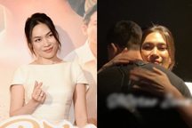 Mỹ Tâm ôm động viên Mai Tài Phến, nói gì về vai Võ Tòng sau khi xem phim?