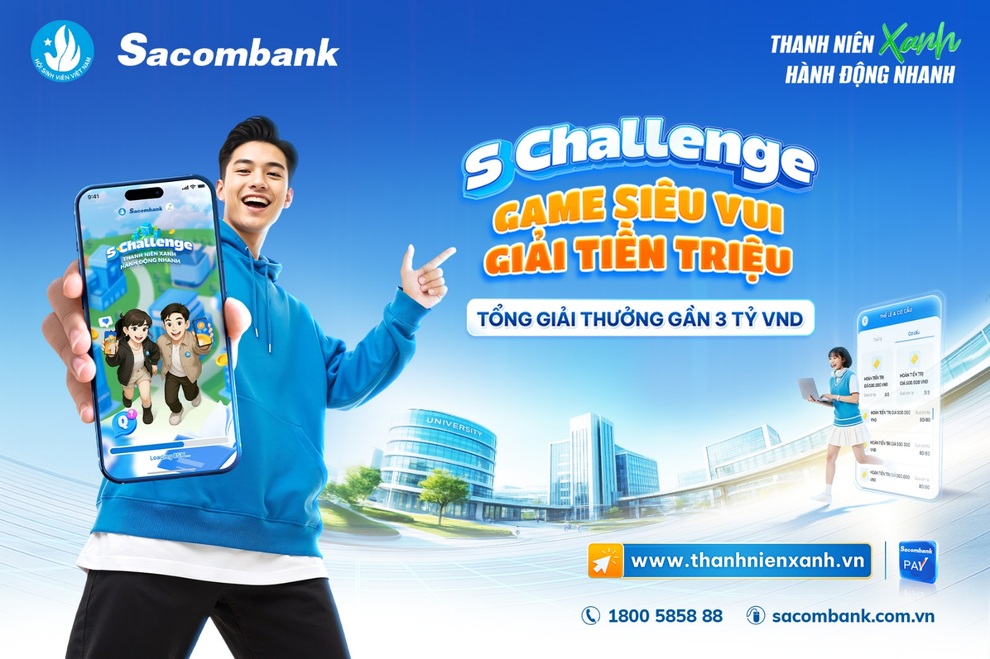 Học tài chính, săn quà tặng cùng “S Challenge” của Sacombank - 1 Học tài chính, săn quà tặng cùng “S Challenge” của Sacombank - 1