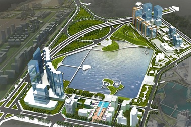 Khởi công dự án Công viên hồ điều hòa Cầu Giấy