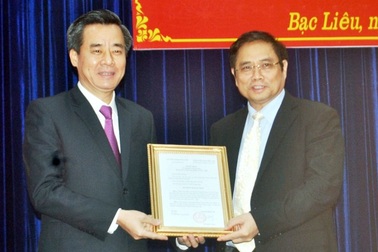 Ông Nguyễn Quang Dương làm Bí thư Tỉnh ủy Bạc Liêu