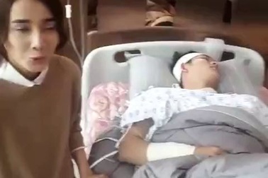 Hậu trường một cảnh quay Junsu ở bệnh viện