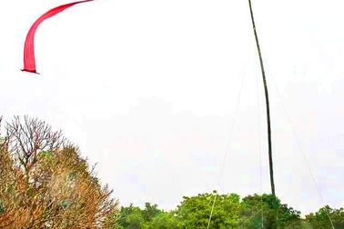 Tái hiện lễ dựng nêu trong Hoàng cung Huế xưa