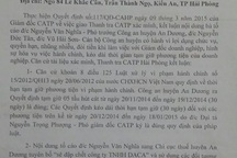 Nhũng nhiễu “vòi tiền” doanh nghiệp, cán bộ công an bị thanh tra “sờ gáy”