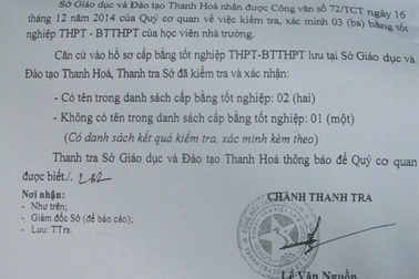Phó hiệu trưởng dùng bằng cấp 3 giả bị phát hiện