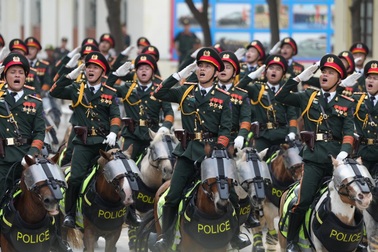 Kỵ binh hợp luyện, sẵn sàng chào mừng lễ 30/4