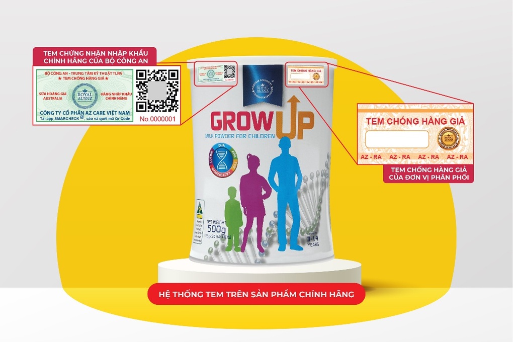 Ý nghĩa của các loại tem trên một lon Sữa Hoàng Gia Úc Royal Ausnz chính hãng - 2