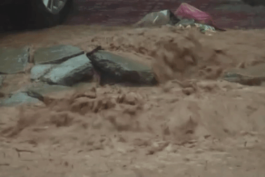 Hình ảnh lũ lụt hãi hùng ở Hà Giang