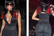 Choáng với màn khoe thân “quá đà” của Nicki Minaj