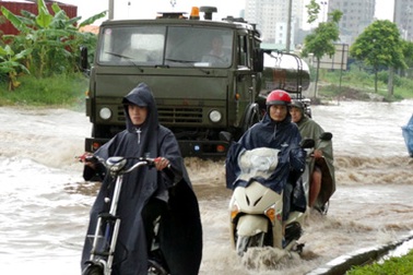 Miền Bắc mưa to trong 2 ngày