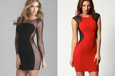 Váy “ảo giác” giúp bạn trông thon thả hơn