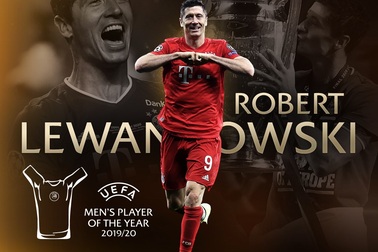 Lewandowski giành giải Cầu thủ xuất sắc nhất châu Âu