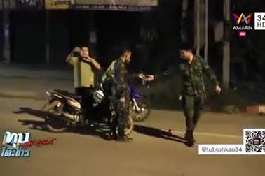 Xem cảnh sát Thái Lan trừng phạt “tổ lái”