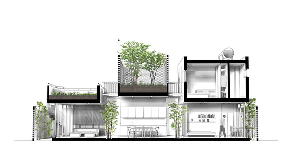 Ngôi nhà gạch trần 800 triệu ở Hà Nội gây sốt bởi vẻ đẹp độc, lạ - 4