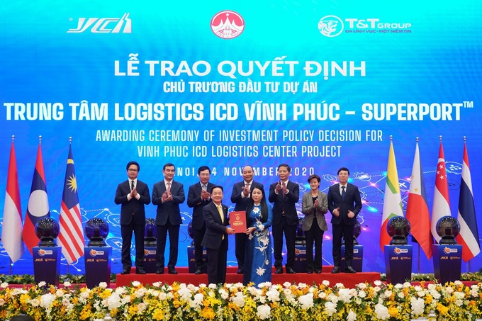 Thủ tướng khởi động mạng lưới Logistics thông minh ASEAN (ASLN) với Dự án đầu tiên &quot;Trung tâm Logistics ICD Vĩnh Phúc&quot; (superporttm) - Ảnh 2.