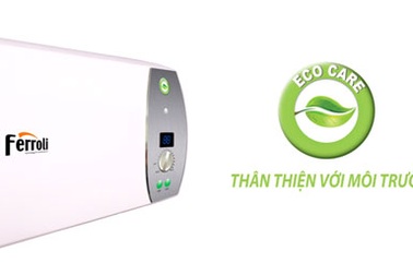 Ferroli ra mắt thị trường bình nước nóng Verdi