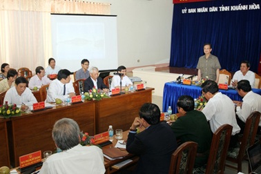 Khánh Hòa cần cập nhật, rà soát lại qui hoạch