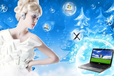 Công chúa tuyết Triệu Trang cùng Acer TimelineX