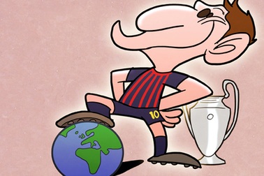Chùm ảnh biếm họa: “Messi không phải là người...