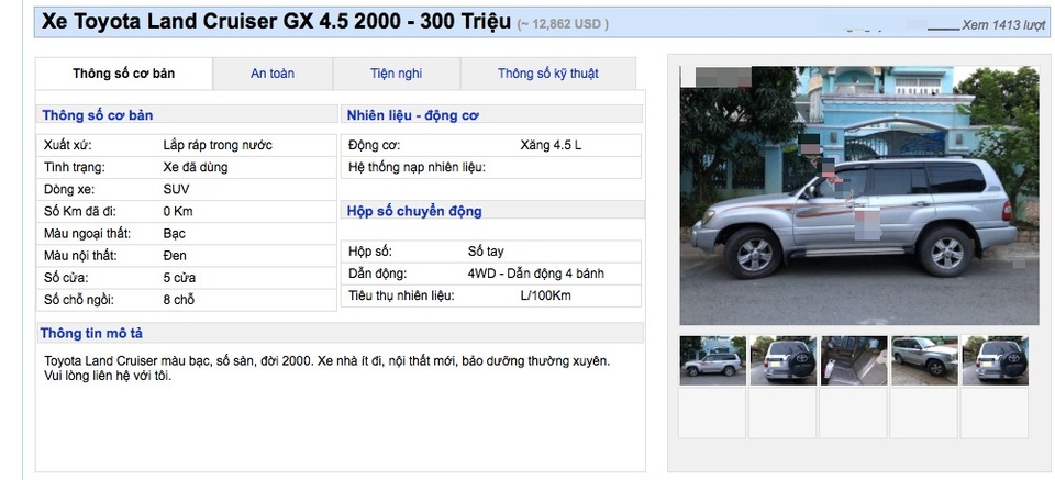 “Vua đường trường” Land Cruiser “giá không tưởng” dưới 300 triệu đón Tết - 4 “Vua đường trường” Land Cruiser “giá không tưởng” dưới 300 triệu đón Tết - 4