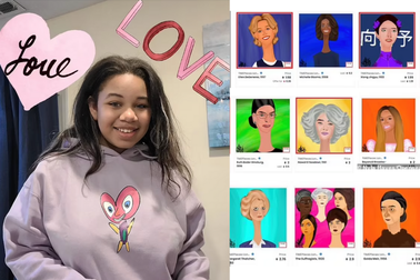 Họa sĩ nhí 13 tuổi trở thành triệu phú USD nhờ bán tranh NFT