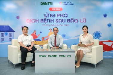 Tọa đàm trực tuyến "Ứng phó với dịch bệnh sau bão lũ"