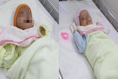 Hai trẻ sơ sinh bị bỏ rơi tại cổng chùa