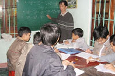 Lớp học... không nói chuyện tiền