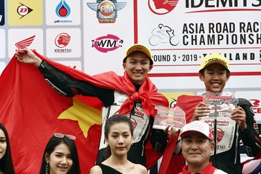 Cao Việt Nam giành hạng nhì tại Honda Thailand Talent Cup 2019