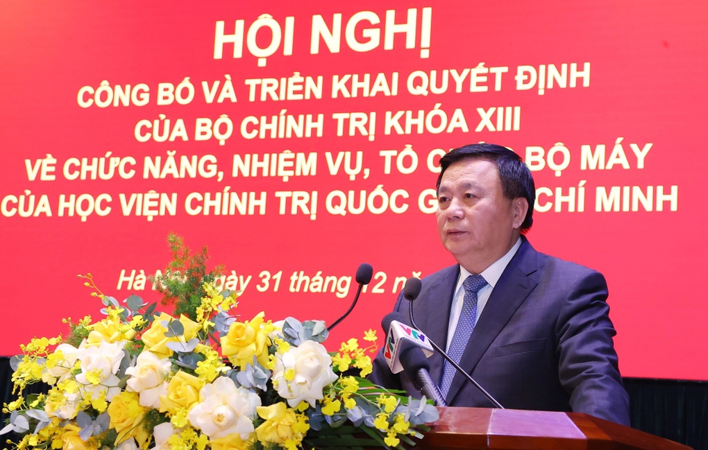Học viện Chính trị quốc gia Hồ Chí Minh giảm 23 đầu mối cấp vụ - 1 Học viện Chính trị quốc gia Hồ Chí Minh giảm 23 đầu mối cấp vụ - 1