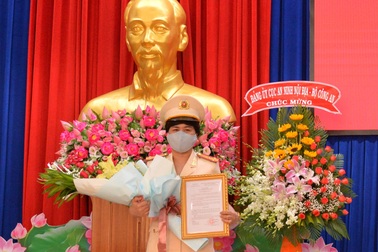 Cà Mau có nữ Phó Giám đốc Công an tỉnh đầu tiên