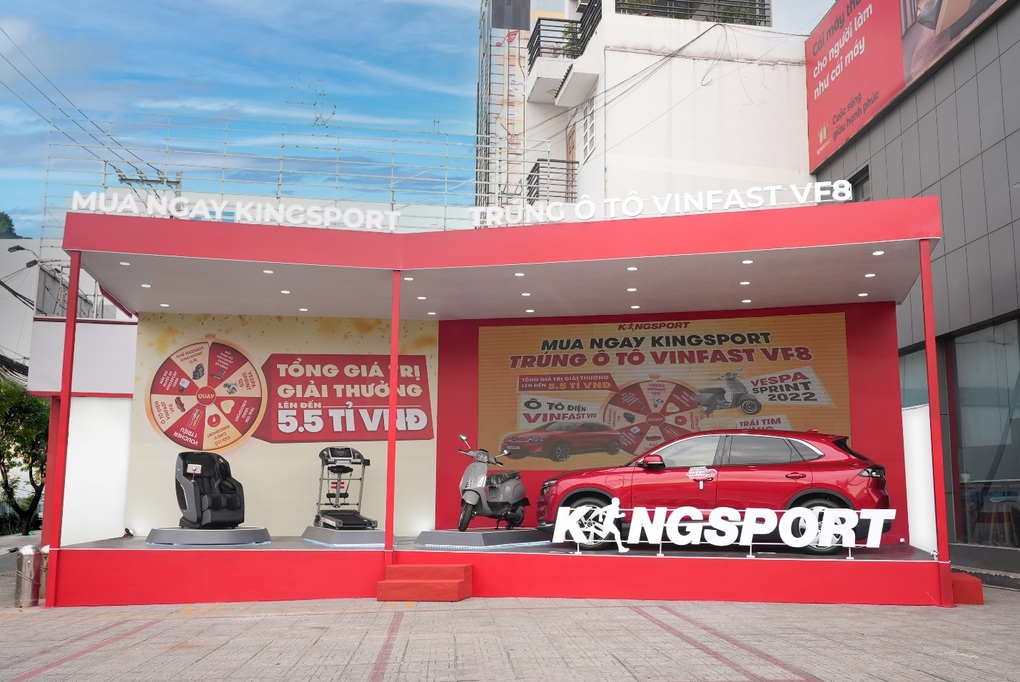 Trao giải đợt một chương trình Mua ngay KingSport, trúng ô tô Vinfast VF8 - 5 Trao giải đợt một chương trình Mua ngay KingSport, trúng ô tô Vinfast VF8 - 5
